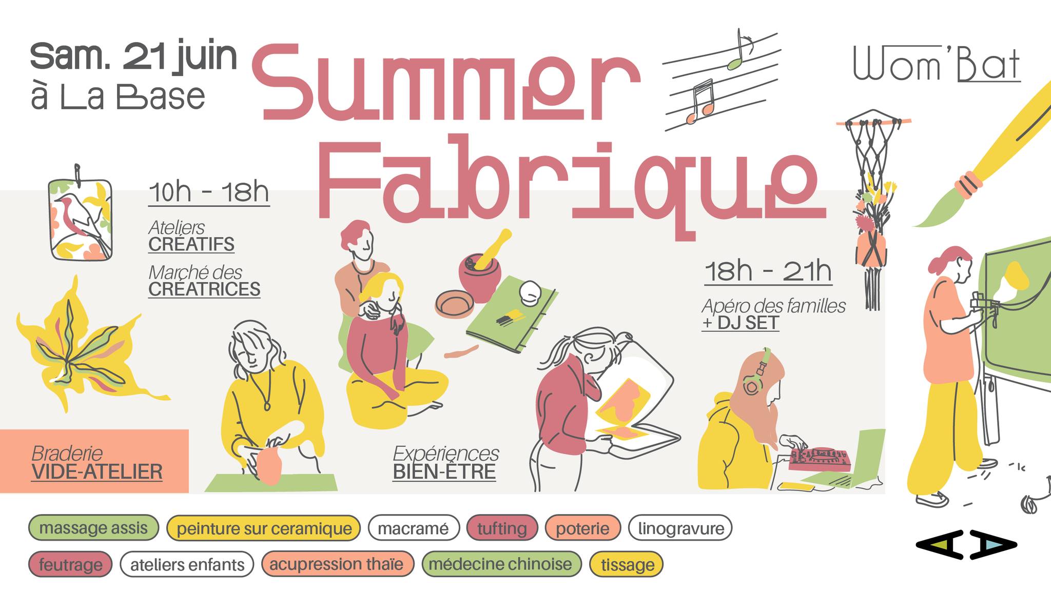SUMMER FABRIQUE WOM’BAT